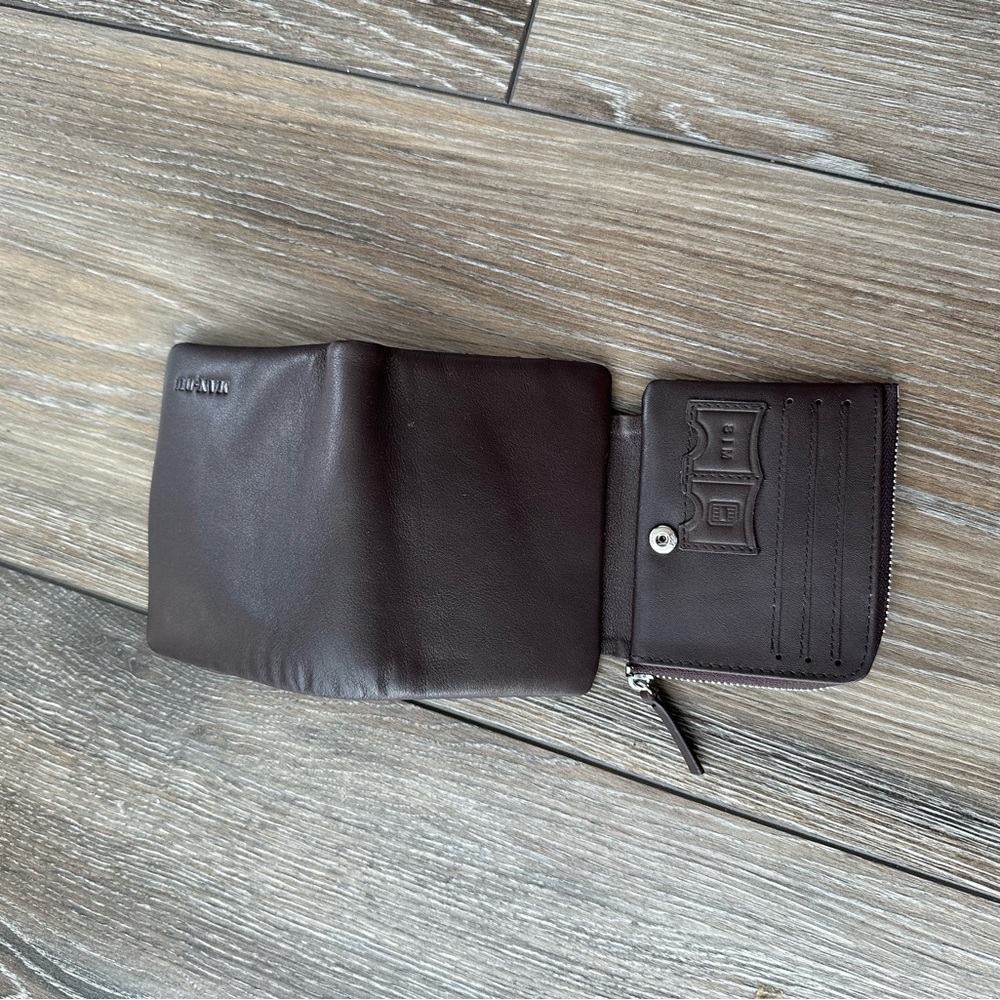 Brown Leather Wallet/Genuine Leather/ La France❌SOLD ❌ - Picture 11 of 16